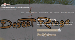 Desktop Screenshot of desertridgearizona.com