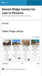 Mobile Screenshot of desertridgearizona.com